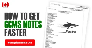 How to get GCMS Notes Faster : Get GCMS Notes